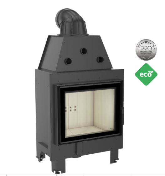 Zobrazit detail zboží: KRATKI MBZ 13kW krbová vložka (Čelní)