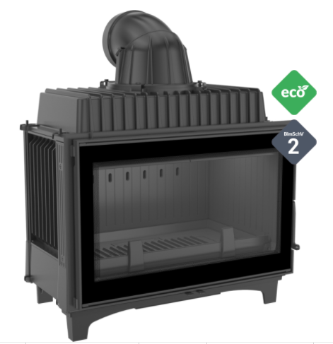 Zobrazit detail zboží: KRATKI FRANEK 14kW krbová vložka (Čelní)